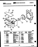 AIR HANDLING PARTS Diagram and Parts List for AK24E6RVA  Gibson Air Conditioner