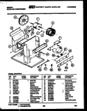 ELECTRICAL AND AIR HANDLING PARTS Diagram and Parts List for AS10C4SVA  Gibson Air Conditioner