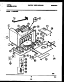 WRAPPER AND BODY PARTS Diagram and Parts List for 77-4950-23-05  Tappan Microwave Oven Combo