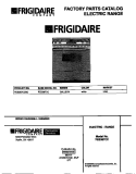 COVER Diagram and Parts List for FES387CCSC  Frigidaire Wall Oven