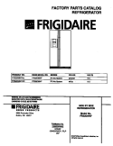 COVER Diagram and Parts List for FRS20WNFD0  Frigidaire Refrigerator