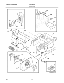 CONTROLS Diagram and Parts List for E23CS78HPS5  Electrolux Refrigerator