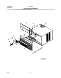 WRAPPER Diagram and Parts List for FAS185J2A2  Frigidaire Air Conditioner