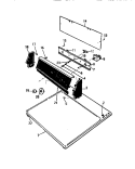 CONSOLE, CONTROLS, TOP PANEL Diagram and Parts List for DG500JXW1  Frigidaire Dryer