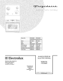 COVER Diagram and Parts List for FED365EBE  Frigidaire Range