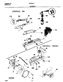 CONTROLS Diagram and Parts List for MRS26LGJQ1  Frigidaire Refrigerator
