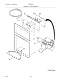 CONTROLS & ICE DISPENSER Diagram and Parts List for FGUB2642LE2  Frigidaire Refrigerator