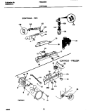 CONTROLS Diagram and Parts List for FRS24ZRHB1  Frigidaire Refrigerator