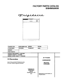 COVER Diagram and Parts List for FDP635RBS0  Frigidaire Dishwasher