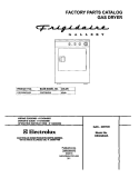 COVER Diagram and Parts List for GSGQ642AS0  Frigidaire Dryer