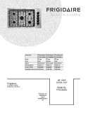 COVER Diagram and Parts List for FFGC3625LWA  Frigidaire Cooktop