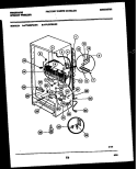 SYSTEM AND AUTOMATIC DEFROST PARTS Diagram and Parts List for FFU20F6AW2  Frigidaire Freezer