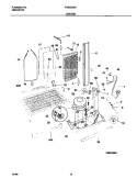 SYSTEM Diagram and Parts List for FRS22ZGHD1  Frigidaire Refrigerator