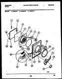 DOOR PARTS Diagram and Parts List for DGILL3  Frigidaire Dryer
