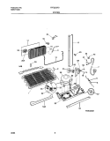 SYSTEM Diagram and Parts List for FRT22QRGD1  Frigidaire Refrigerator