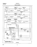 WIRING SCHEMATIC Diagram and Parts List for GSE3WZCCA  Frigidaire Range