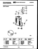 COMPRESSOR PARTS Diagram and Parts List for AS189N2K1  Frigidaire Air Conditioner
