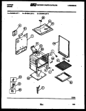BODY PARTS Diagram and Parts List for 30-3348-00-02  Tappan Range