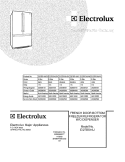 COVER Diagram and Parts List for EI27BS16JW0  Electrolux Refrigerator