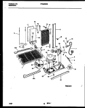 SYSTEM AND AUTOMATIC DEFROST PARTS Diagram and Parts List for FRS22WNBW0  Frigidaire Refrigerator