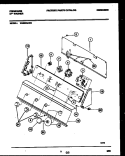 CONSOLE AND CONTROL PARTS Diagram and Parts List for WA6520AW2  Frigidaire Washer