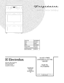COVER Diagram and Parts List for PLEFMZ99GCA  Frigidaire Range