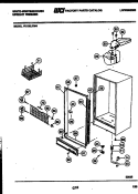 CABINET PARTS Diagram and Parts List for FU196LRW4  Frigidaire Freezer