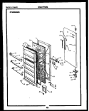 DOOR PARTS Diagram and Parts List for FV05M2WSFA  Frigidaire Freezer