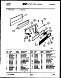 BACKGUARD Diagram and Parts List for 31-2239-00-03  Tappan Range