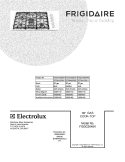 COVER Diagram and Parts List for FGGC3645KBA  Frigidaire Cooktop