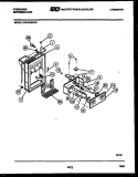ICE DOOR, DISPENSER AND WATER TANKS Diagram and Parts List for FPZ24VWFA1  Frigidaire Refrigerator