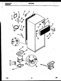SYSTEM AND AUTOMATIC DEFROST PARTS Diagram and Parts List for WRT19NRAD0  Frigidaire Refrigerator