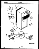 SYSTEM AND AUTOMATIC DEFROST PARTS Diagram and Parts List for WRT15DRBW0  Frigidaire Refrigerator