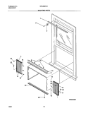 WINDOW MOUNTING Diagram and Parts List for WAC083K7A1  Westinghouse Air Conditioner