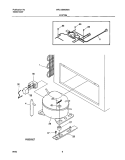 SYSTEM Diagram and Parts List for WFC15M4BW0  Westinghouse Freezer
