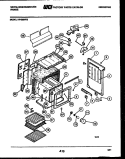 BODY PARTS Diagram and Parts List for KF480ND2  Frigidaire Range