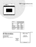 COVER Diagram and Parts List for CGEB27Z7HS2  Frigidaire Wall Oven
