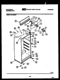 CABINET PARTS Diagram and Parts List for TSK140EN4D  Kelvinator Refrigerator