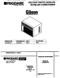 COVER Diagram and Parts List for GAS258Y2A1  Gibson Air Conditioner