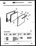 Part Location Diagram of 3016953 Frigidaire PANEL ALMOND