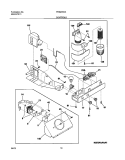 CONTROLS Diagram and Parts List for FRS23R4AW7  Frigidaire Refrigerator