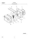 AIR HANDLING PARTS Diagram and Parts List for FAS185M2A2  Frigidaire Air Conditioner