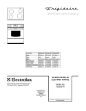 COVER Diagram and Parts List for FES367AQG  Frigidaire Range