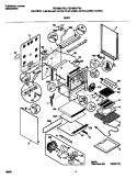 BODY Diagram and Parts List for FEF389CFSJ  Frigidaire Range
