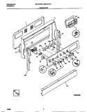 BACKGUARD Diagram and Parts List for MEF357BEWA  Uni Range