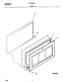 Part Location Diagram of 216061502 Frigidaire Inner Lid Panel - White