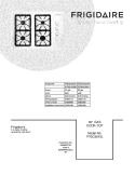 COVER Diagram and Parts List for FFGC3015LWA  Frigidaire Cooktop