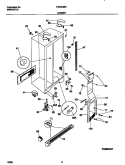 Part Location Diagram of 218215247 Frigidaire Upper Door Hinge Bracket with Closer - Right Side