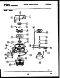 MOTOR PUMP PARTS Diagram and Parts List for DB400A1  Frigidaire Dishwasher