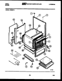 BODY PARTS Diagram and Parts List for VE30BW4  Tappan Range